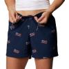 imageColumbia Womens Super Backcast Water ShortCollegiate Navy Fish Flag Print