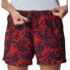 imageColumbia Womens Super Backcast Water ShortRed Spark Hawaiian Throwback