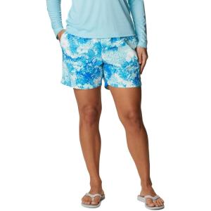 imageColumbia Womens Super Backcast Water ShortCompass BlueFoamfloral Print