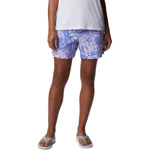 imageColumbia Womens Super Backcast Water ShortViolet Sea Palmtropics