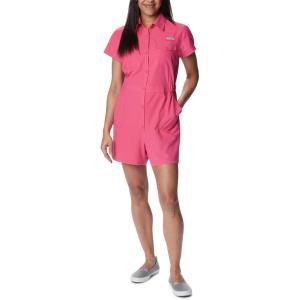 imageColumbia womens Sun Drifter Woven RomperHiking ShortsUltra Pink