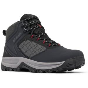 imageColumbia Mens Transverse Hike Waterproof ShoeBlackMountain Red