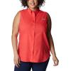 imageColumbia Sportswear Womens Tamiami Sleeveless ShirtRed Hibiscus