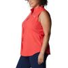 imageColumbia Sportswear Womens Tamiami Sleeveless ShirtRed Hibiscus