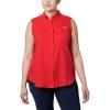 imageColumbia Sportswear Womens Tamiami Sleeveless ShirtRed Lily