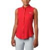 imageColumbia Sportswear Womens Tamiami Sleeveless ShirtRed Lily