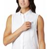 imageColumbia Sportswear Womens Tamiami Sleeveless ShirtWhite