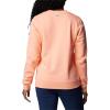 imageColumbia Womens PFG Graphic Sweatshirt CrewTiki PinkWhite Rookery Palms Lc