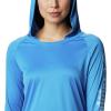 imageColumbia Womens Tidal Tee HoodieAzure BlueAir Logo