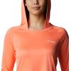 imageColumbia Womens Tidal Tee HoodieBright NectarWhite Logo