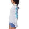 imageColumbia Womens Tidal Tee HoodieCirrus GreyOcean Blue Logo