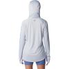 imageColumbia Womens Tidal Tee HoodieCirrus GreyOcean Blue Logo