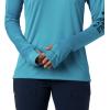 imageColumbia Womens Tidal Tee HoodieClear WaterCollegiate Navy Logo