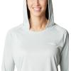imageColumbia Womens Tidal Tee HoodieCool GreenWhite Logo
