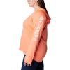 imageColumbia Womens Tidal Tee HoodieCoral GlowWhite Logo