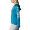 imageColumbia Womens Tidal Tee HoodieDeep MarineLight Lime Logo