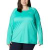 imageColumbia Womens Tidal Tee HoodieElectric TurquoiseWhite Logo
