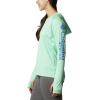 imageColumbia Womens Tidal Tee HoodieKelpStormy Blue Logo