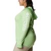 imageColumbia Womens Tidal Tee HoodieLime GlowWhite Logo