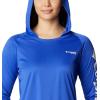 imageColumbia Womens Tidal Tee HoodieTanzaniteWhite Logo