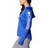 imageColumbia Womens Tidal Tee HoodieTanzaniteWhite Logo