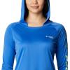 imageColumbia Womens Tidal Tee HoodieVivid BlueLime Glow