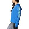 imageColumbia Womens Tidal Tee HoodieVivid BlueLime Glow