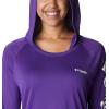 imageColumbia Womens Tidal Tee HoodieVivid PurpleWhite Logo