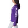 imageColumbia Womens Tidal Tee HoodieVivid PurpleWhite Logo