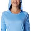 imageColumbia Womens Tidal Tee HoodieWhite CapBluebell Logo