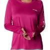 imageColumbia Womens Tidal Tee HoodieWild FuchsiaWhite Logo