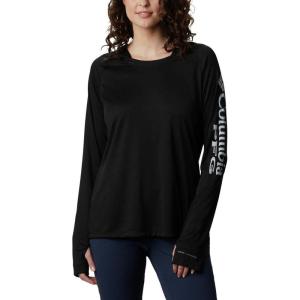 imageColumbia Womens Tidal Tee HoodieBlackCirrus Grey Logo