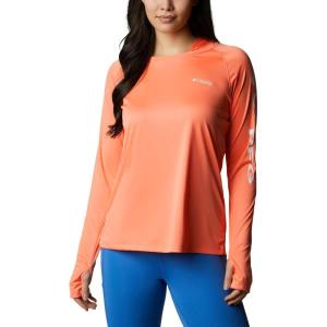 imageColumbia Womens Tidal Tee HoodieBright NectarWhite Logo