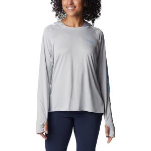 imageColumbia Womens Tidal Tee HoodieCool GreyRiptide Logo
