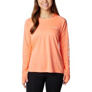 imageColumbia Womens Tidal Tee HoodieCoral GlowWhite Logo