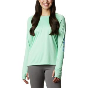 imageColumbia Womens Tidal Tee HoodieKelpStormy Blue Logo