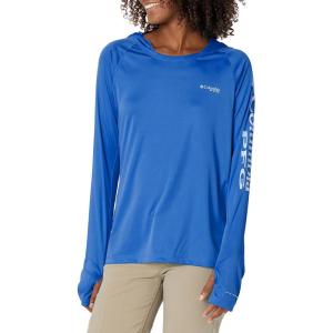 imageColumbia Womens Tidal Tee HoodieTanzaniteWhite Logo