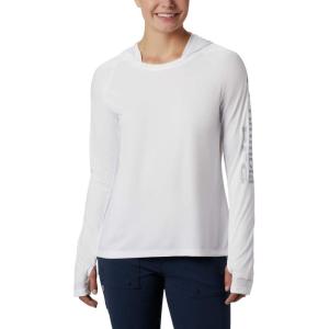 imageColumbia Womens Tidal Tee HoodieWhiteCirrus Grey Logo