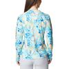 imageColumbia Womens Super Tidal Tee Long SleeveBlue Macaw Philo Palms