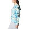 imageColumbia Womens Super Tidal Tee Long SleeveBlue Macaw Philo Palms