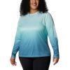 imageColumbia Womens Super Tidal Tee Long SleeveCanyon Blue Gradient Scalefade