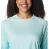 imageColumbia Womens Super Tidal Tee Long SleeveCanyon Blue Gradient Scalefade