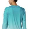 imageColumbia Womens Super Tidal Tee Long SleeveClear Water Gradient