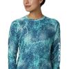 imageColumbia Womens Super Tidal Tee Long SleeveClear Water Mako Print
