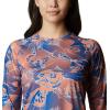 imageColumbia Womens Super Tidal Tee Long SleeveCollegiate Navy Batik Floral Print