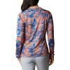 imageColumbia Womens Super Tidal Tee Long SleeveCollegiate Navy Batik Floral Print