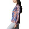 imageColumbia Womens Super Tidal Tee Long SleeveCollegiate Navy Batik Floral Print