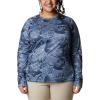 imageColumbia Womens Super Tidal Tee Long SleeveCollegiate Navy Fish Frenzy Print