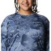 imageColumbia Womens Super Tidal Tee Long SleeveCollegiate Navy Fish Frenzy Print