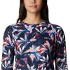 imageColumbia Womens Super Tidal Tee Long SleeveCollegiate Navy Hidden Paradise